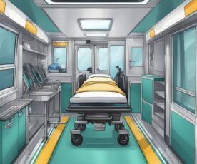 Foto de Dentro da Ambulância: Uma Visão da Emergência Médica