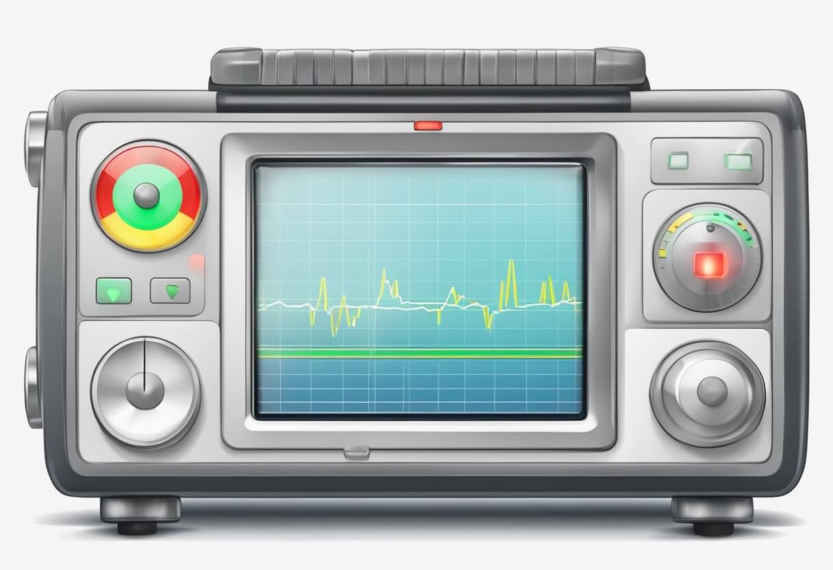 monitor cardíaco de ambulancia