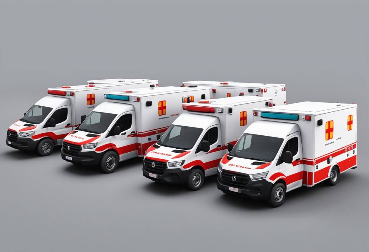 tipos de ambulancia do samu