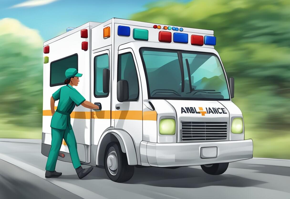 enfermeira de ambulancia