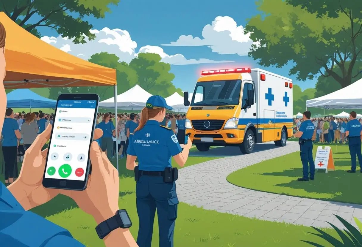 como solicitar ambulancia para evento