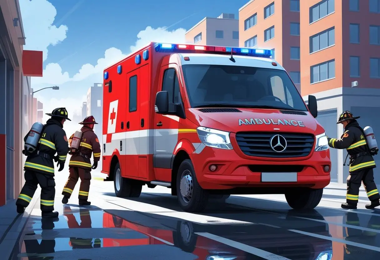 ambulancia bombeiros