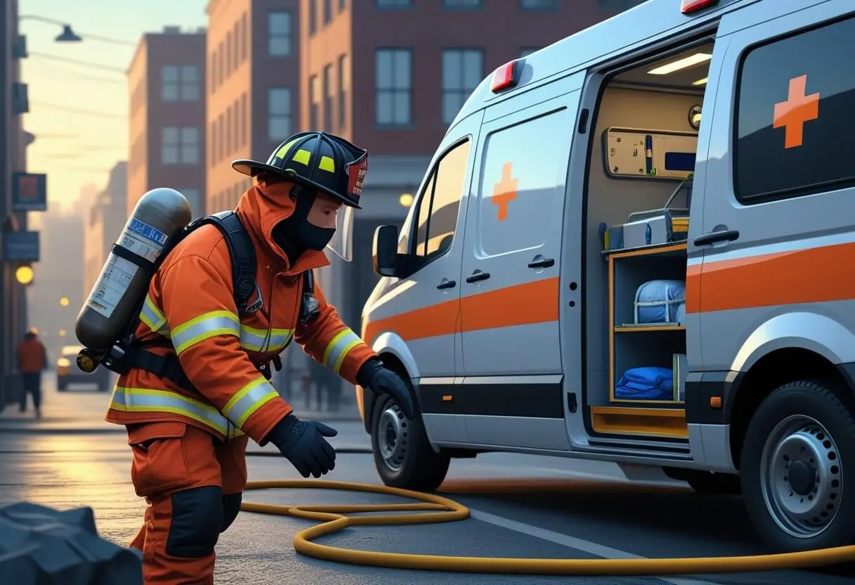 bombeiro ambulancia