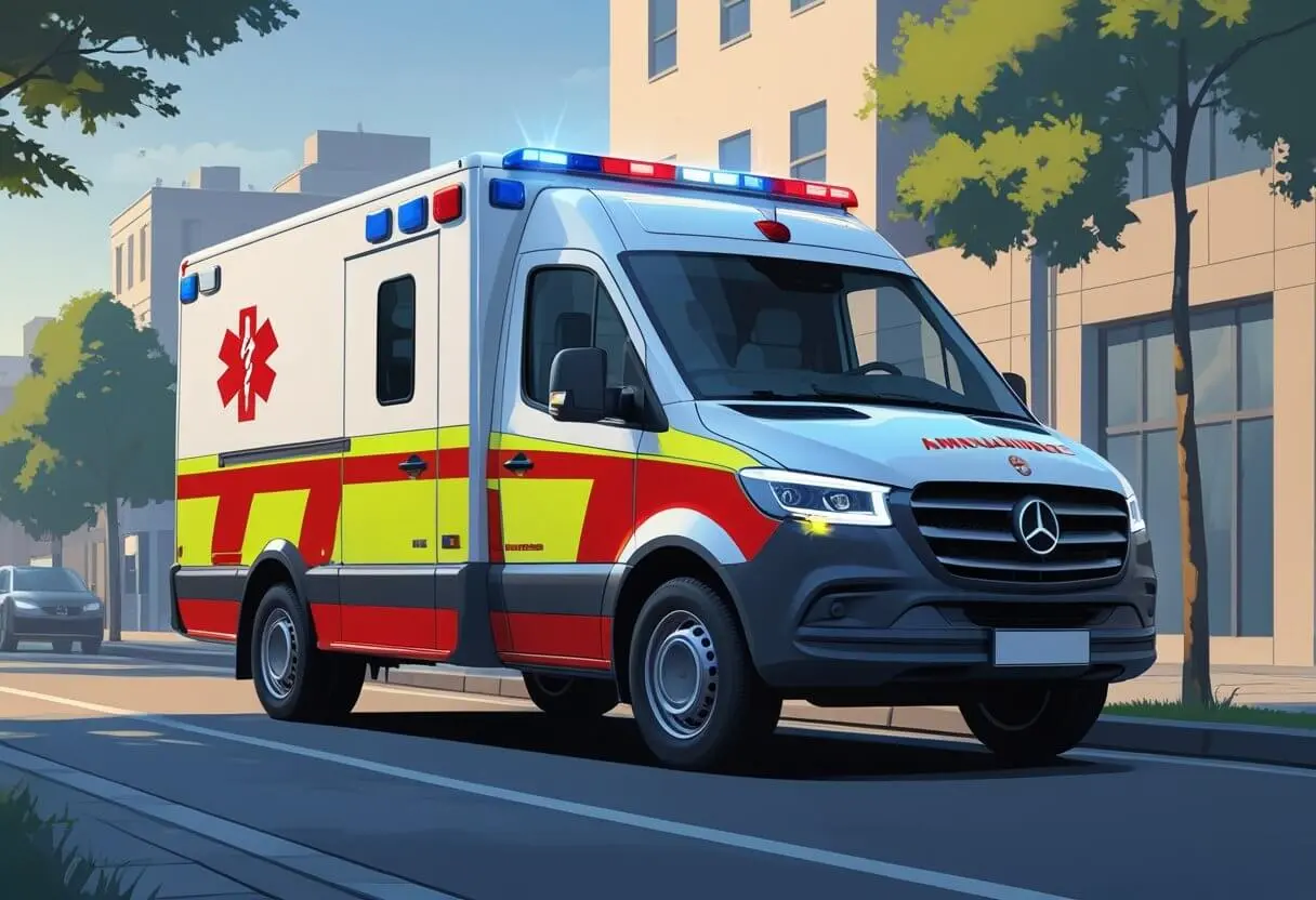 foto da ambulancia