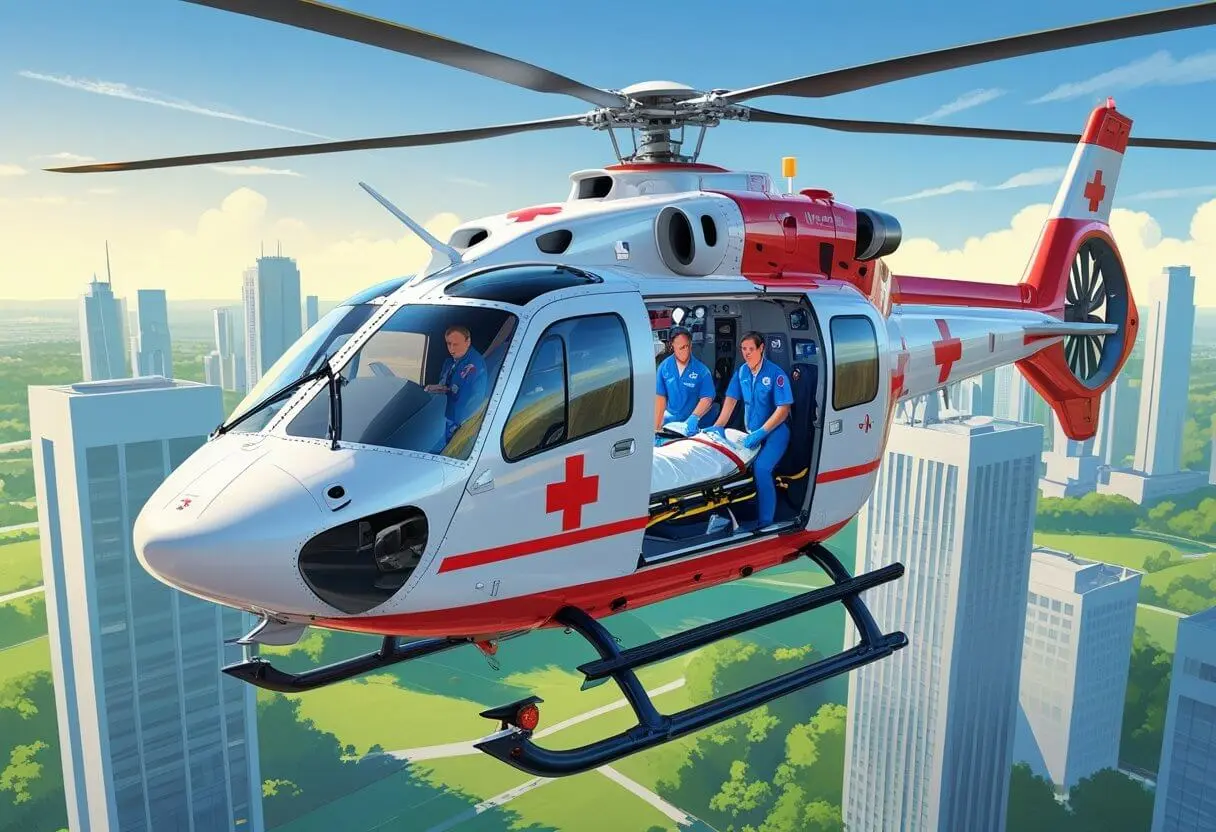 servico de ambulancia aerea