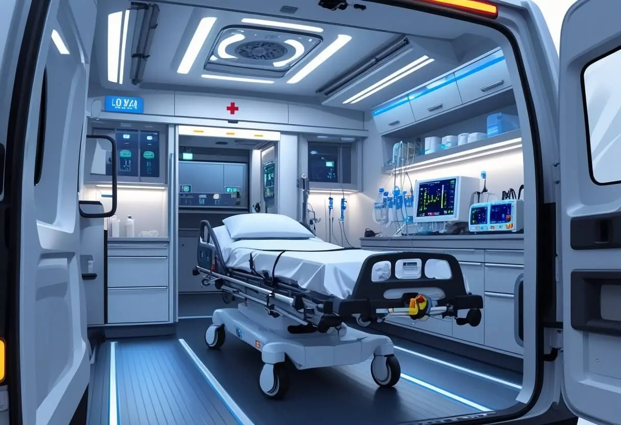 ambulancia suporte uti
