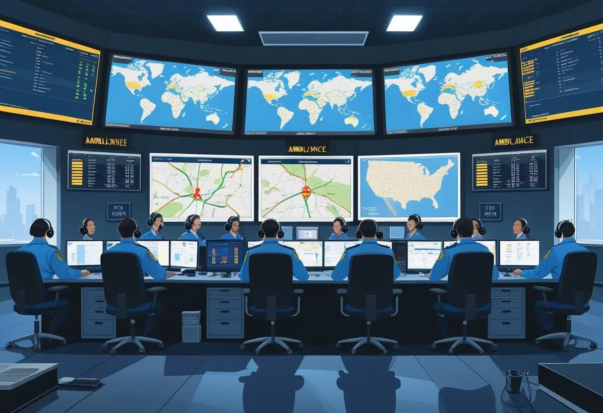 telefone central de ambulancia