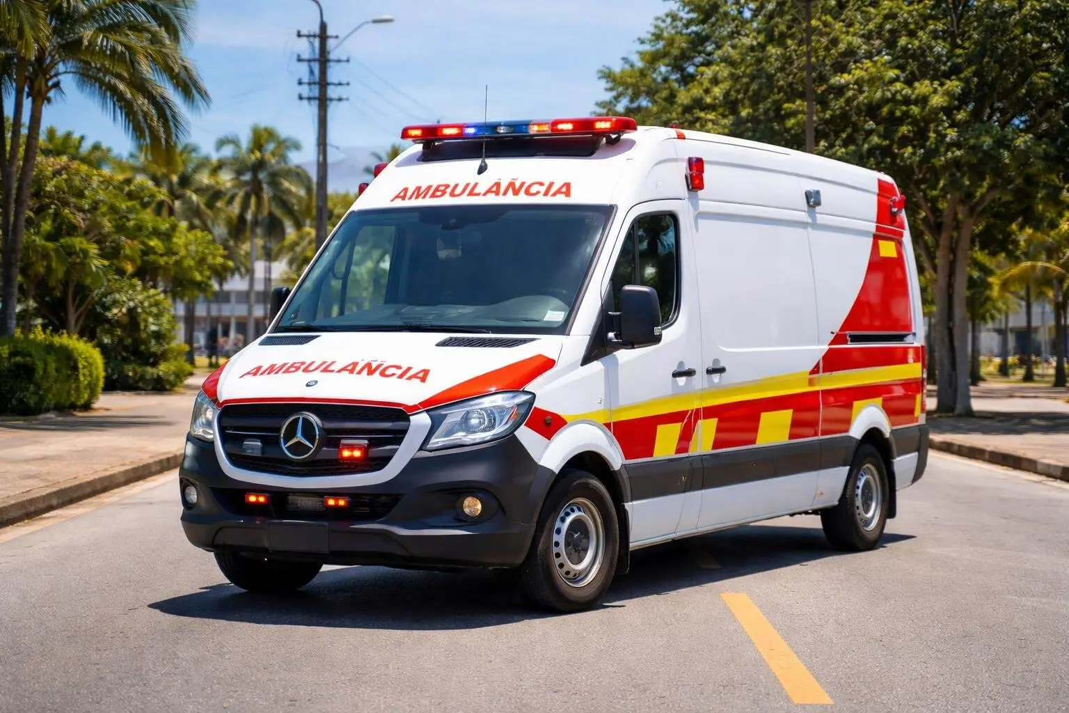 ambulancia em matinhos