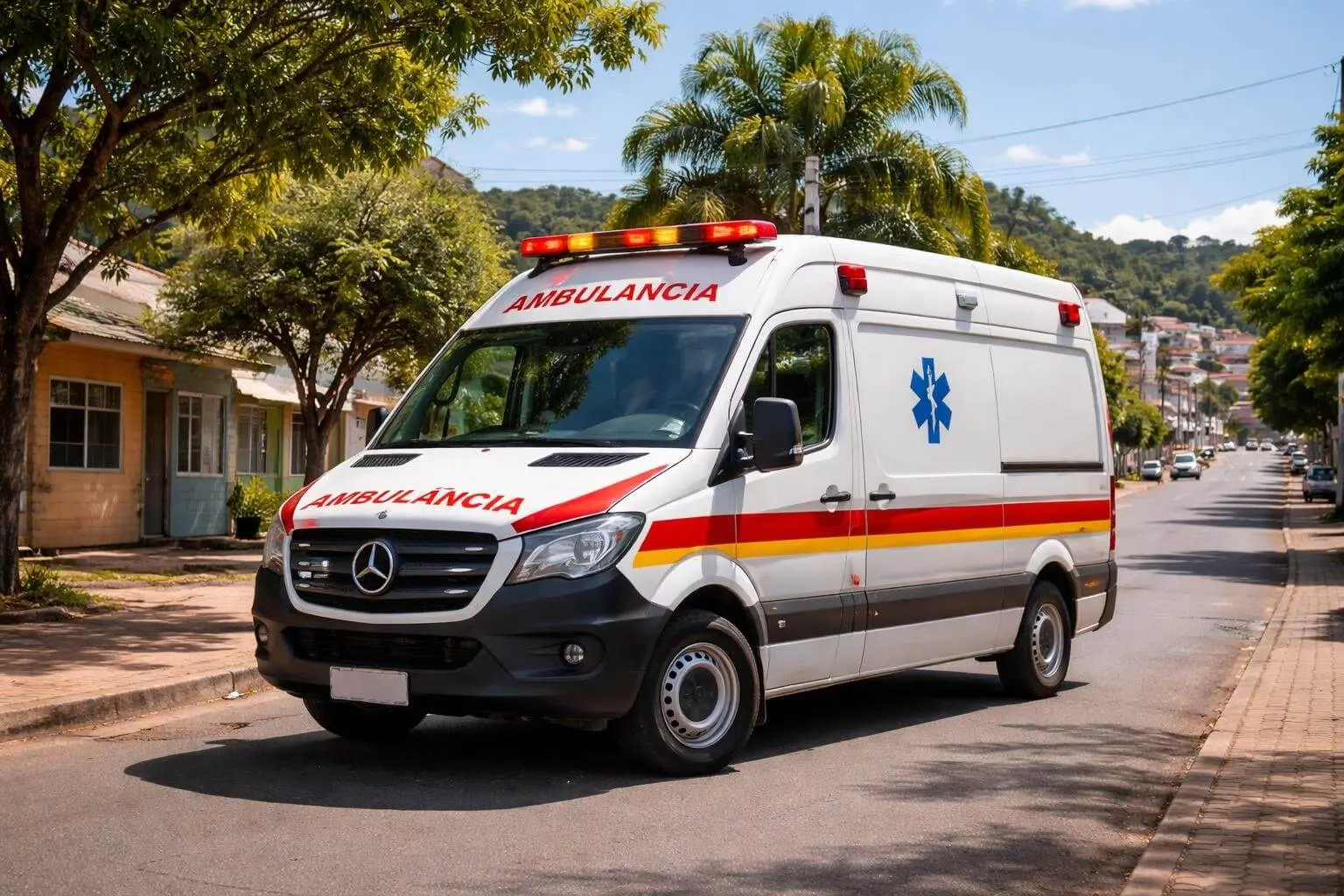 ambulancia em rio azul