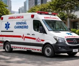 Ambulância em General Carneiro: remoção, UTI móvel e atendimento 24h