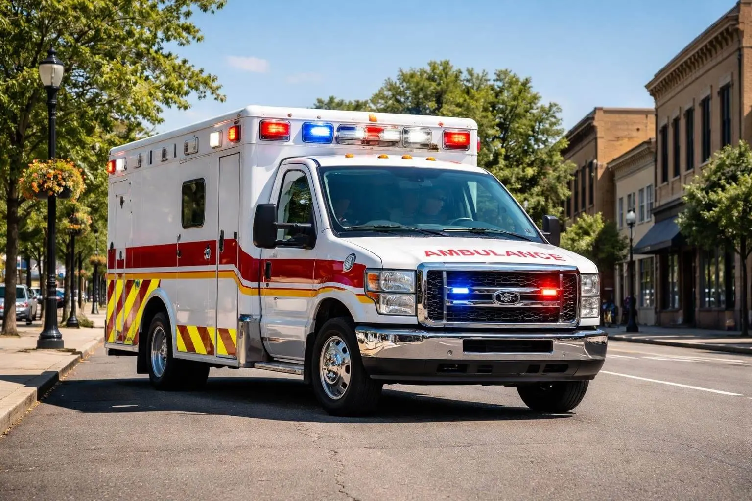 ambulancia em ampere