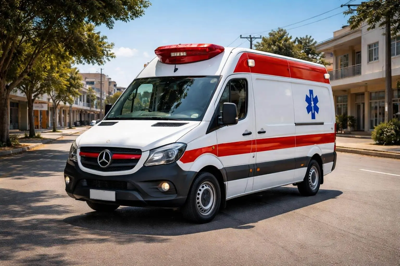 ambulancia em realeza