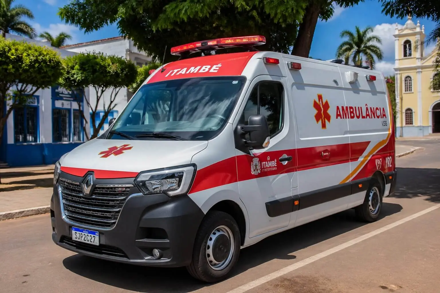 ambulancia em itambe