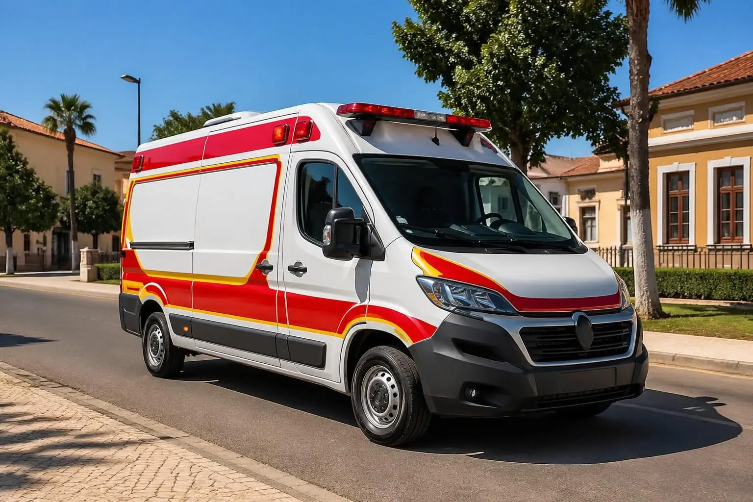 ambulancia em quinta do sol