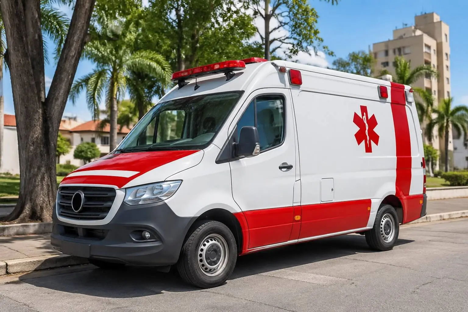 ambulancia em laranjal