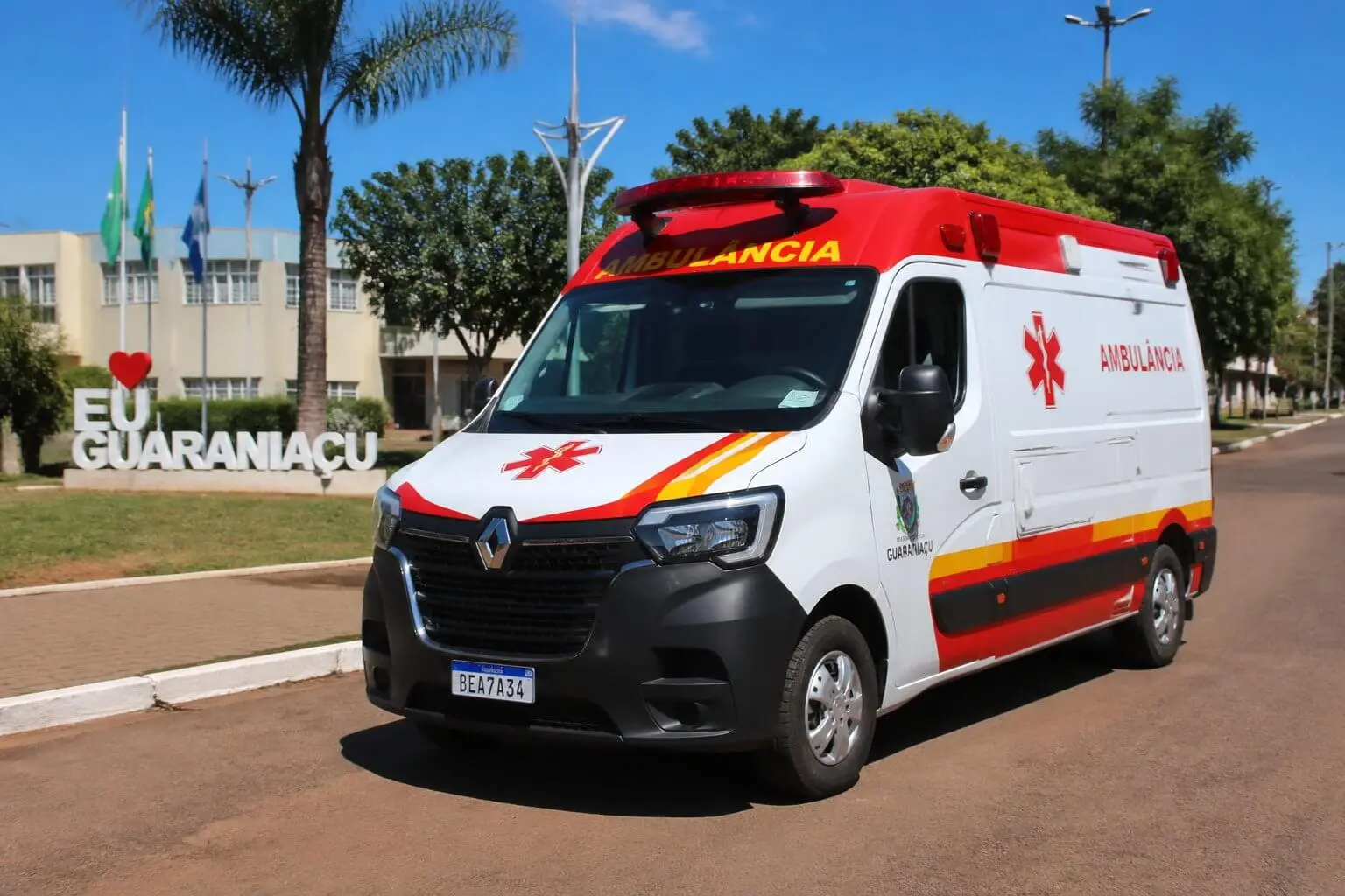 ambulancia em Guaraniaçu