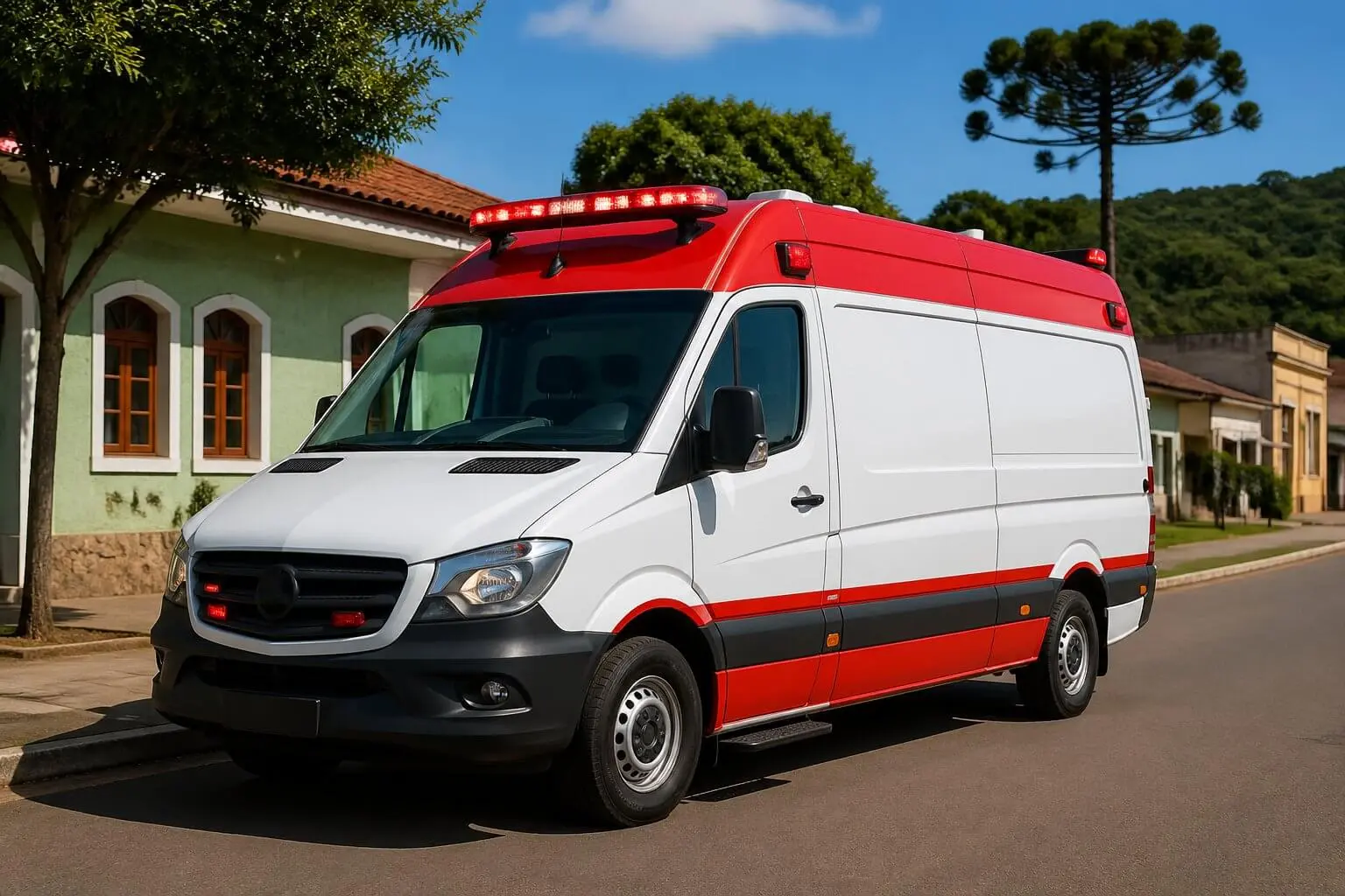 ambulancia em goioxim