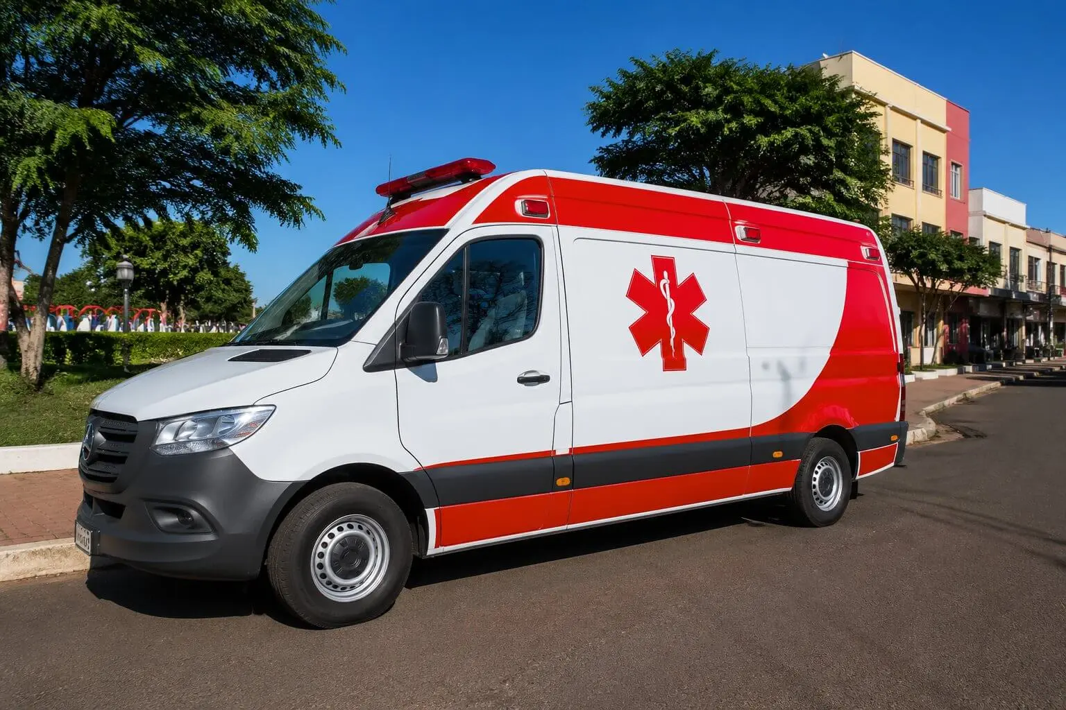 ambulancia em capitao leonidas marques