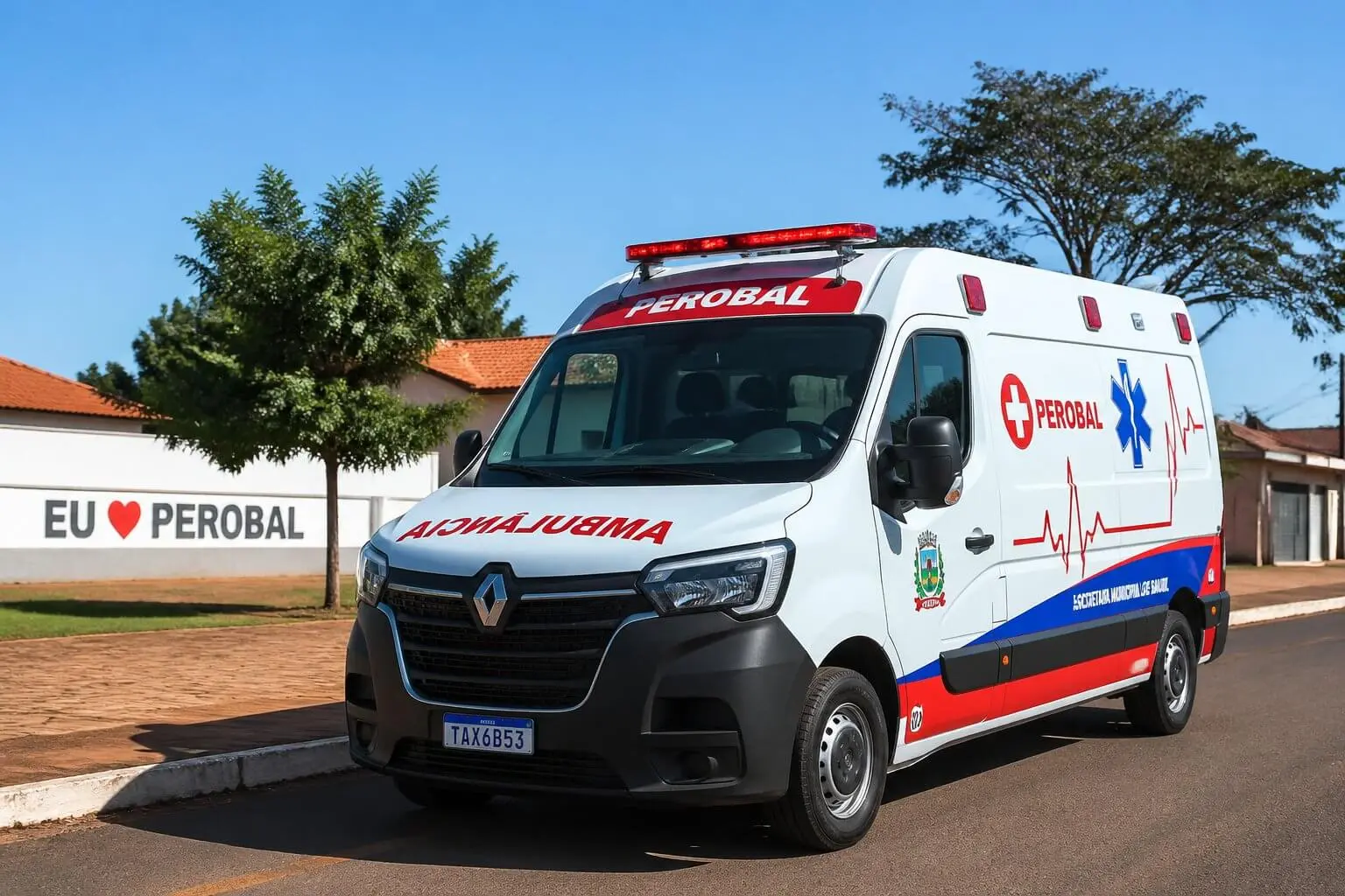 ambulancia em perobal