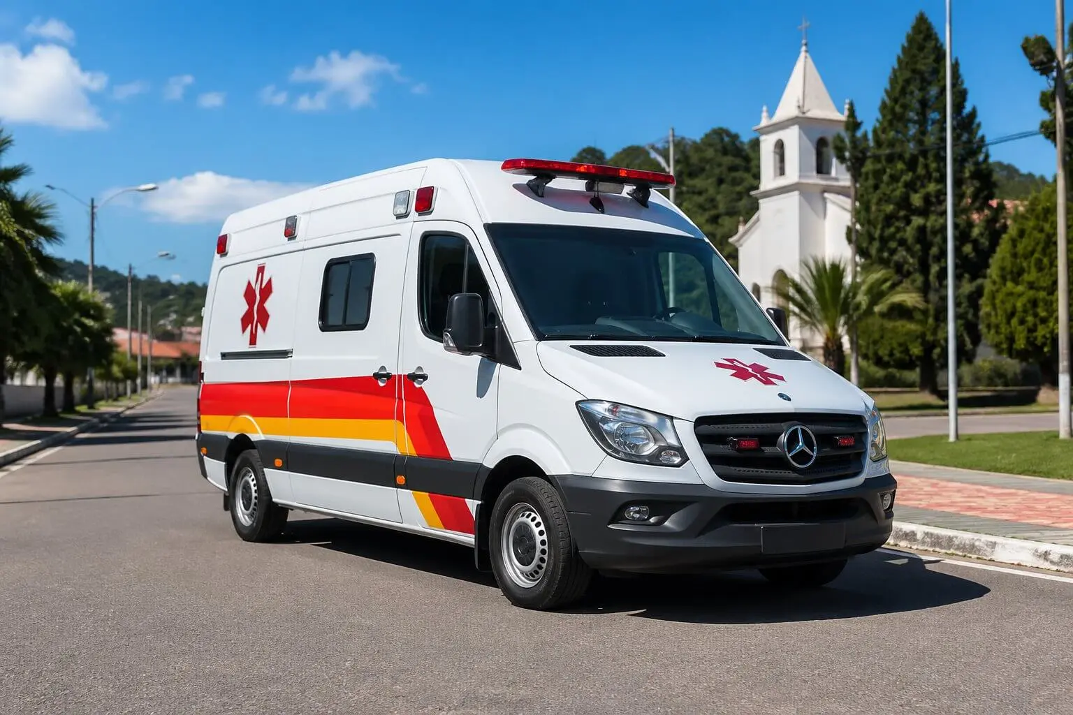 ambulancia em santa cruz de monte castelo