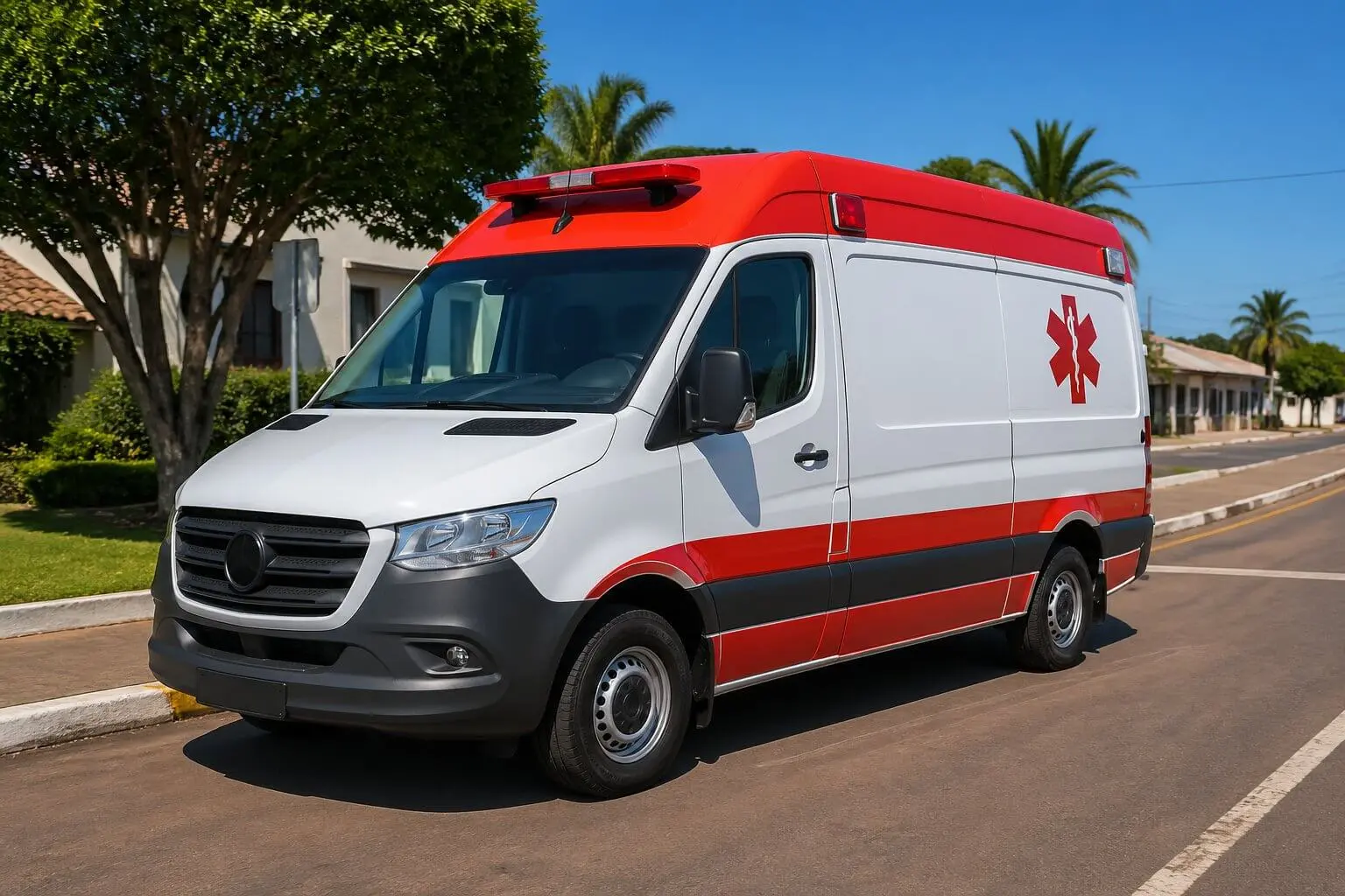 ambulancia em diamante do norte