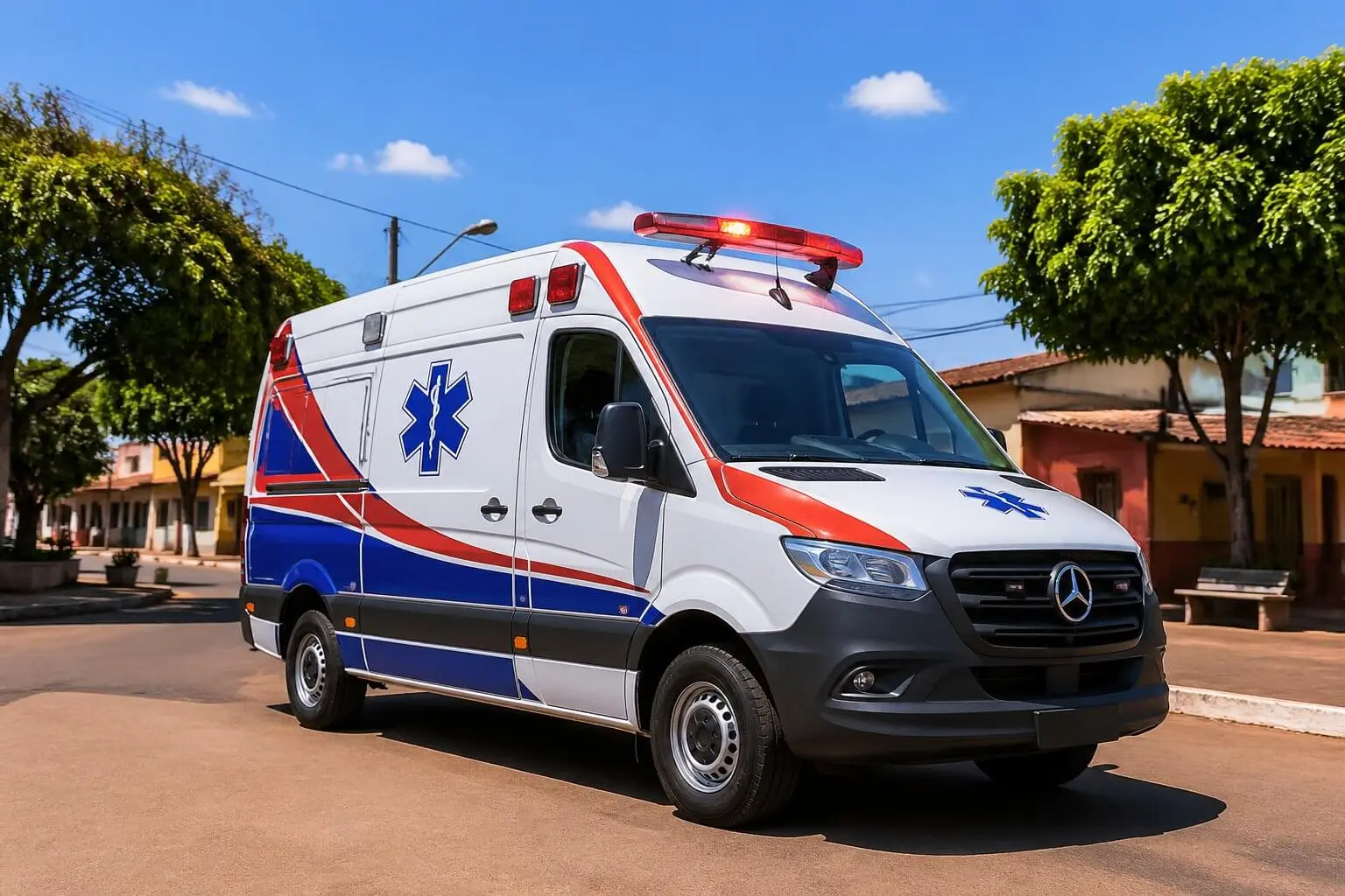 ambulancia em paraíso do norte